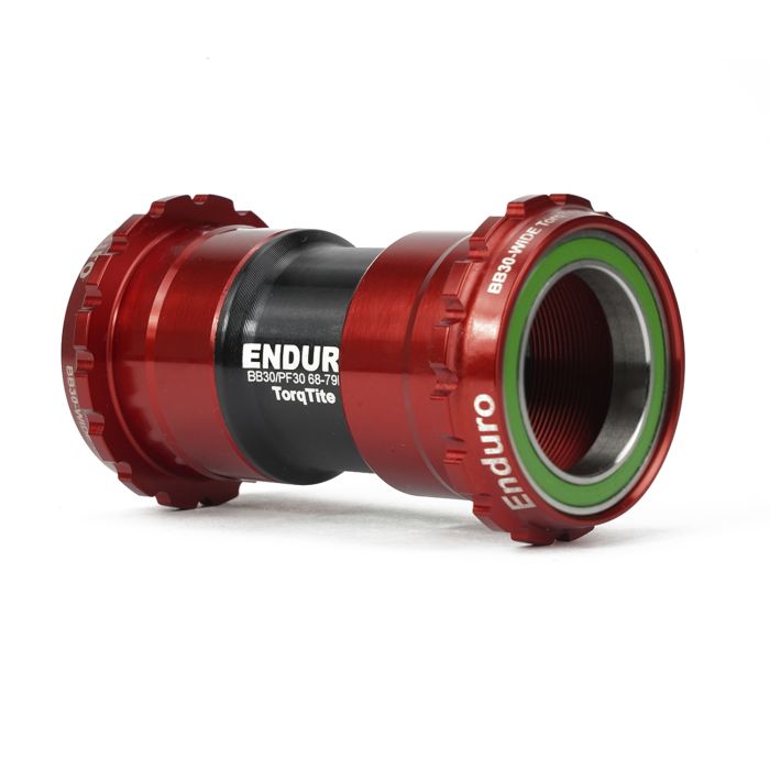 Afbeelding laden in galerijviewer, Enduro bearings torqtite bottom bracket - bb30 to 30mm - a c ss - red
