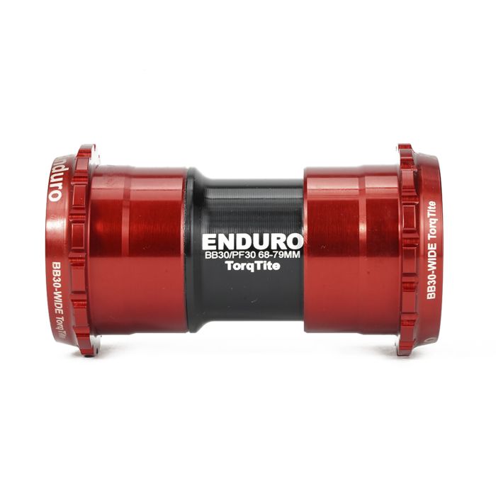 Afbeelding laden in galerijviewer, Enduro bearings torqtite bottom bracket - bb30 to 30mm - a c ss - red
