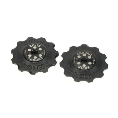 Enduro bearings derailleur pulleys - xd-15 - shimano - 11 speed - black