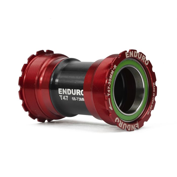 Chargez l'image dans la visionneuse de la galerie, Enduro bearings t47 internal bottom bracket to 30mm (narrow) - a c ss - red
