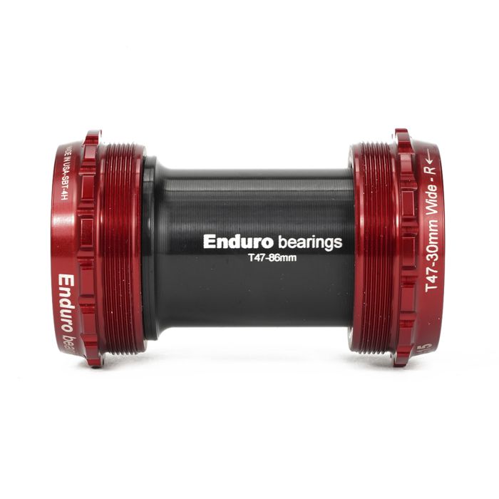 Load image into Gallery viewer, Enduro bearings t47 bottom bracket to 30mm - a c ss - red

