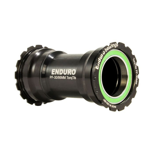 Enduro bearings torqtite bottom bracket - bb386 to dub - a c ss - black