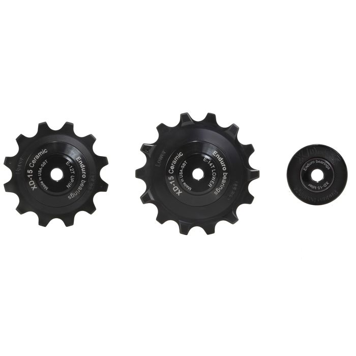 Afbeelding laden in galerijviewer, Enduro bearings derailleur pulleys - xd-15 - sram eagle - 12 speed - black
