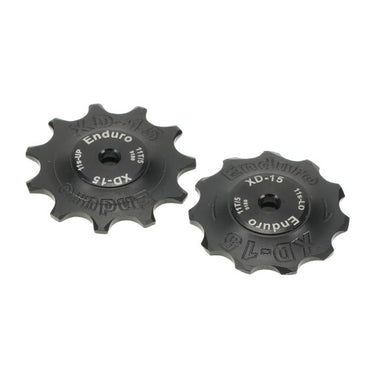 Enduro bearings derailleur pulleys - xd-15 - shimano dura ace - 11 speed - black