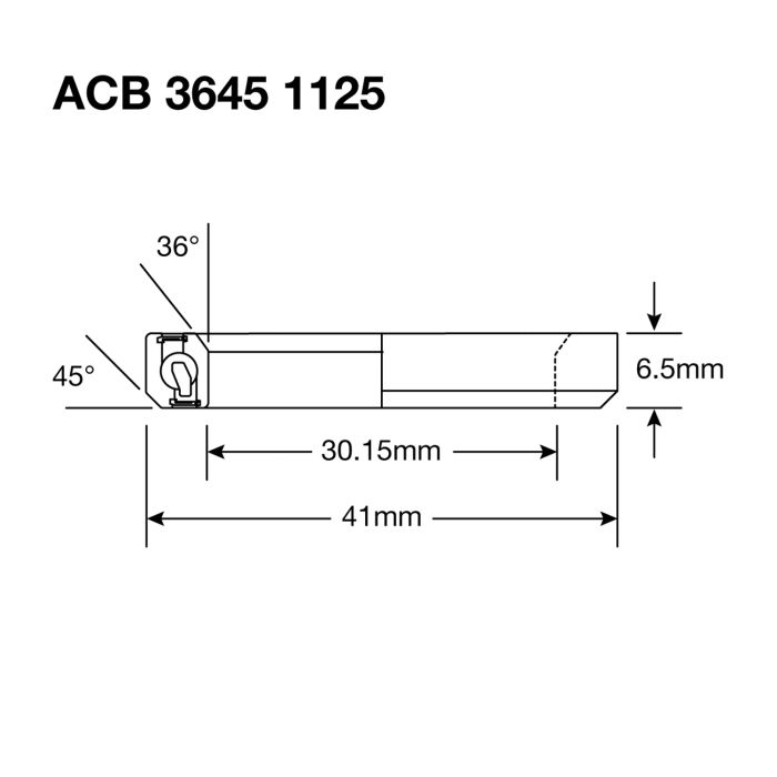 Afbeelding laden in galerijviewer, Enduro bearings acb 3645 1125 ss - 440c stainless (angular contact) - 30,5x41,8x6,3 (36x45°)
