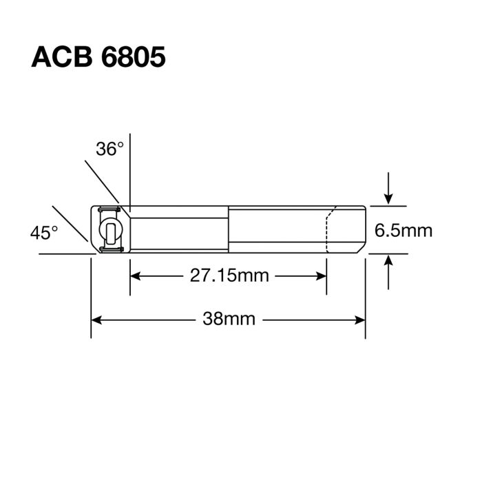 Load image into Gallery viewer, Enduro bearings acb 6805 ss - 440c stainless (angular contact) - 27,15x38x6,5 (36x45°)
