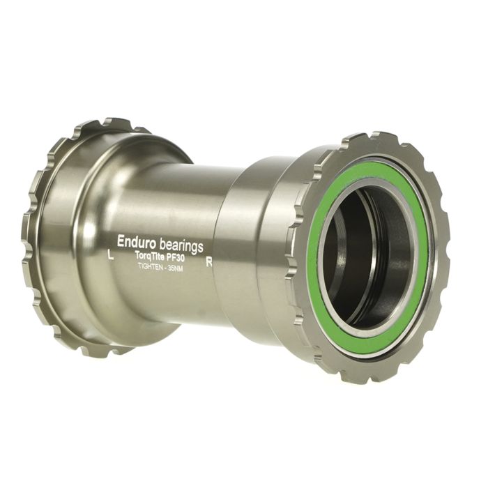 Load image into Gallery viewer, Enduro bearings torqtite bottom bracket - pf30 to 30mm (narrow) - ss - graphite
