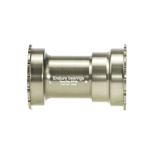 Enduro bearings torqtite bottom bracket - pf30 to dub - ss - graphite