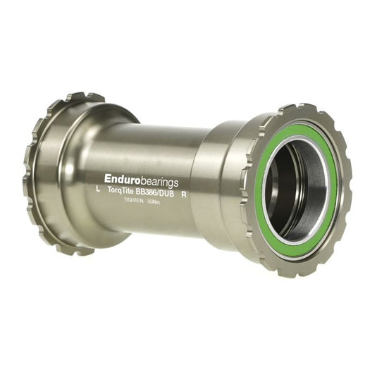 Enduro bearings torqtite bottom bracket - bb386 to dub - ss - graphite