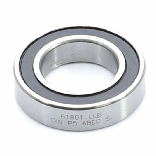 Enduro bearings 61801 llu llb cn a5 - abec 5 (radial) - 12x21x5