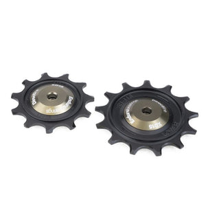 Enduro bearings derailleur pulleys - directline xd-15 - shimano grx - 11 speed - graphite