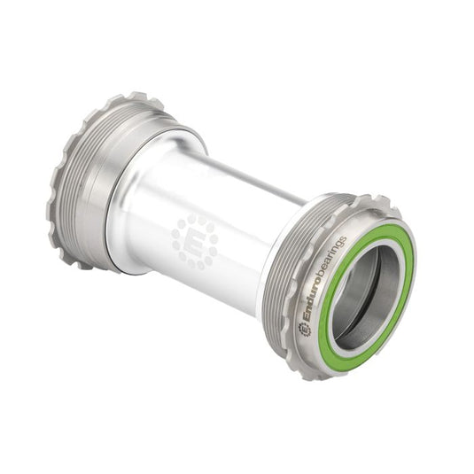 Enduro bearings t47 asymetrical bottom bracket to dub - maxhit integrated - 440c - silver