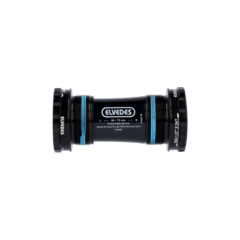 Afbeelding laden in galerijviewer, Trapas Elvedes Hollowtech Sram Truvativ Mtb Race Zwart
