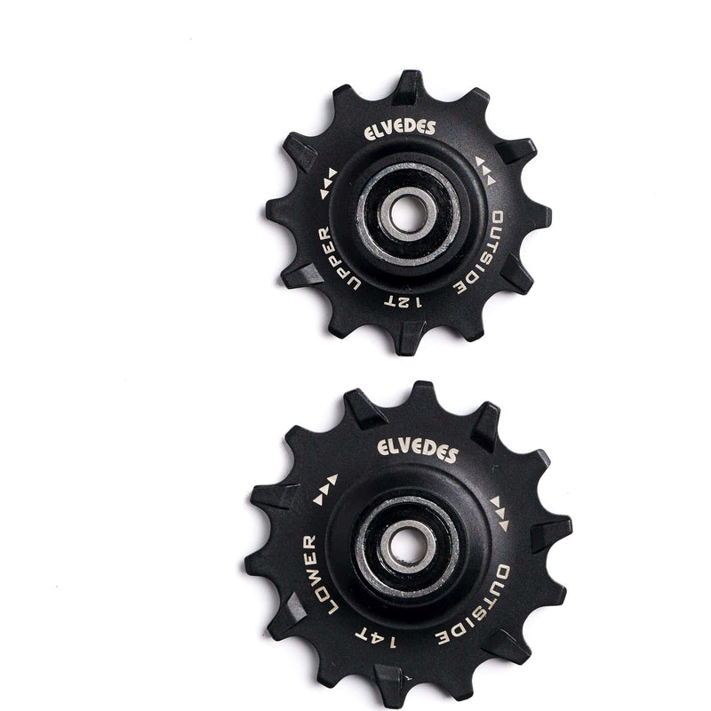 Load image into Gallery viewer, Elvedes derailleurwieltjes RVS 11 14tand seal narrowCP2017102
