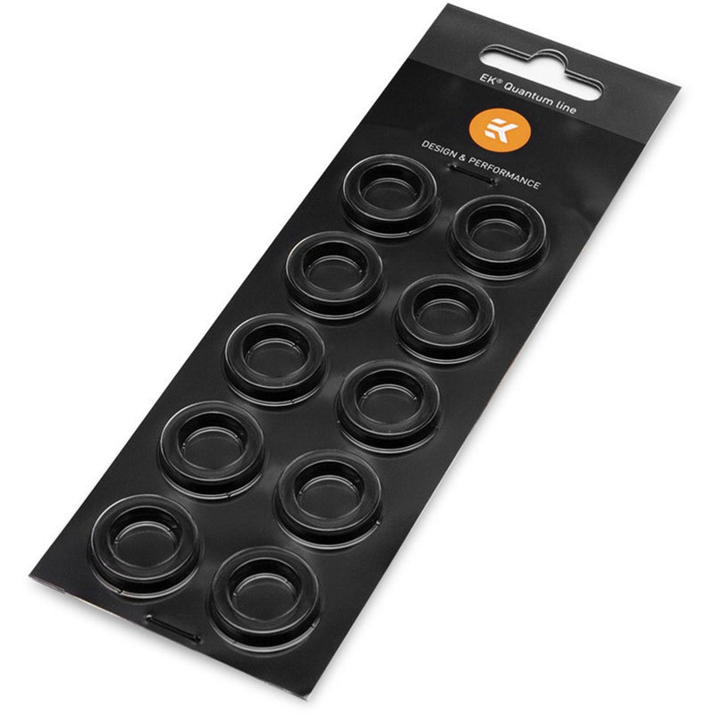 Load image into Gallery viewer, EKWB EKWB EK-Torque HTC-16 Color Rings Pack Black
