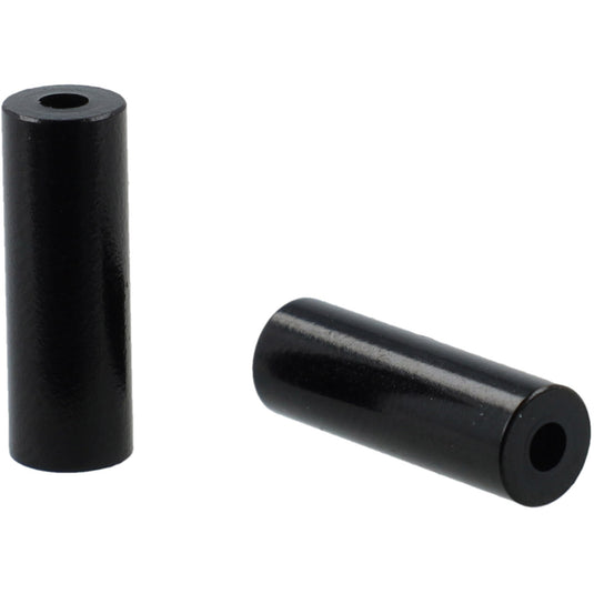 Elvedes kabelhoeden ø3.65mm ø4.05mm x 12mm alu zwart (50st)