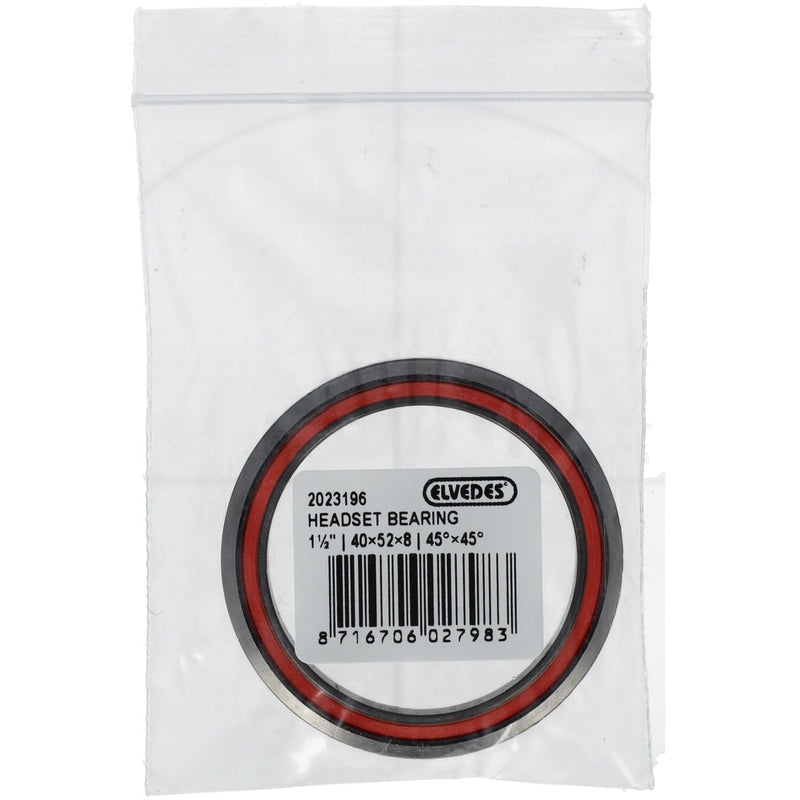 Load image into Gallery viewer, Elvedes balhoofdlager 1-1 2 ø40×ø52×8 45°×45°
