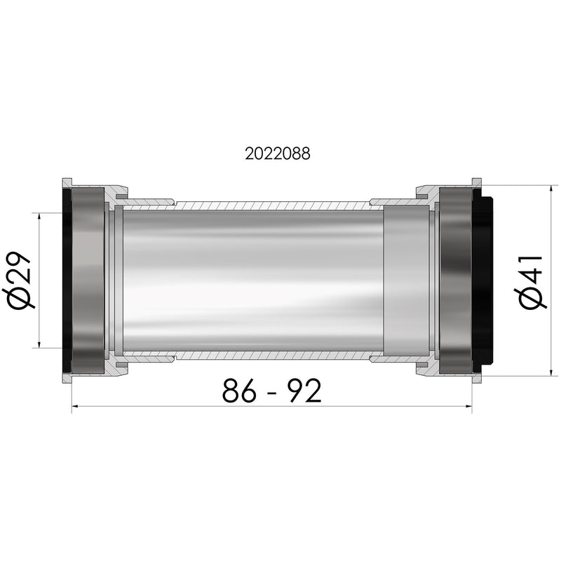 Laden Sie das Bild in Galerie -Viewer, Elvedes trapas cupset pressfit dub wide
