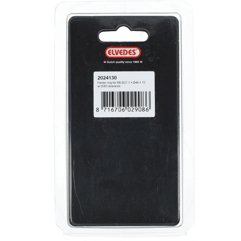 Load image into Gallery viewer, Elvedes ring bb ø37,1×ø46×12 met ø40 verzonken gat plastic
