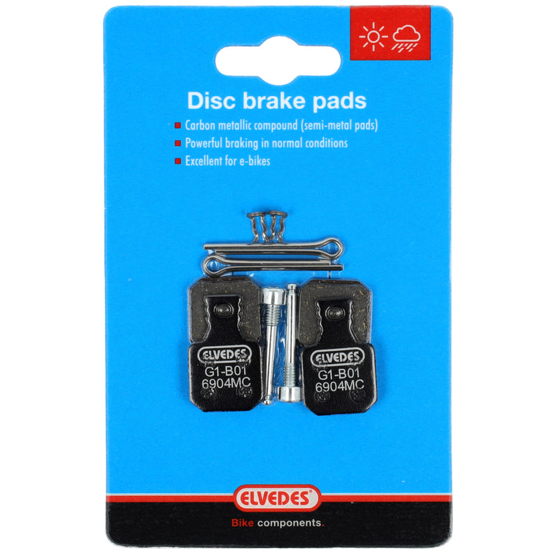 Load image into Gallery viewer, Elvedes schijfremblokken 6904mc medium (2pr)
