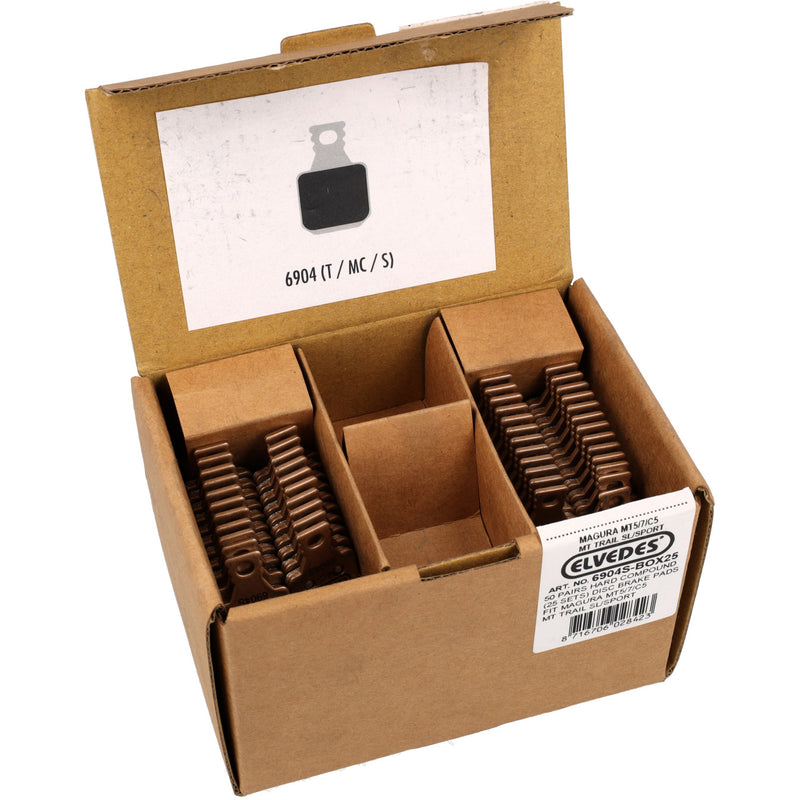 Load image into Gallery viewer, Elvedes schijfremblokken 6904s hard (50pr)
