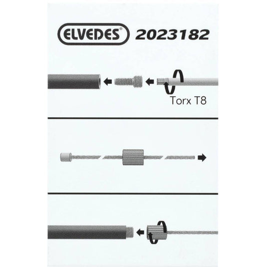 Elvedes verbindingsset binnen- naar buitenkabel