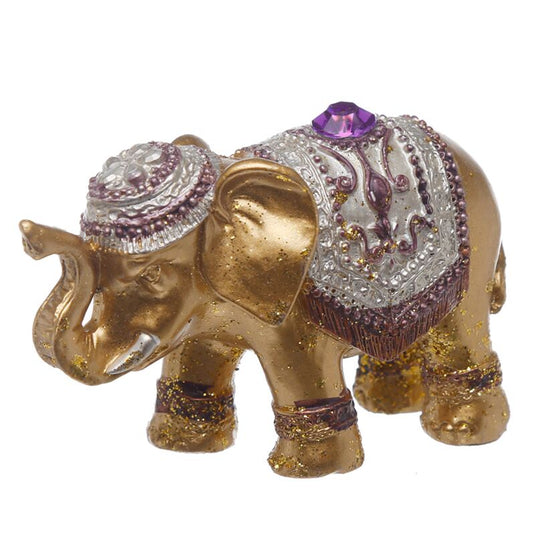 Mini glitter geluk olifant wierookhouder