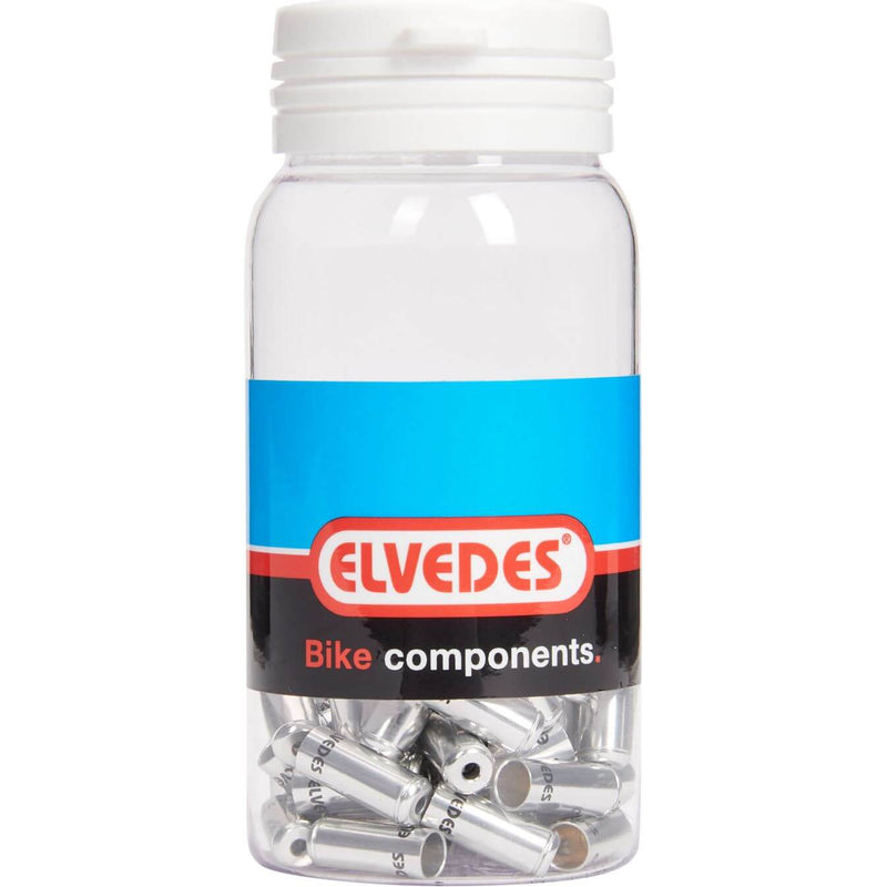 Load image into Gallery viewer, Elvedes kabelhoedje 5mm sealed alu zilver (50st)
