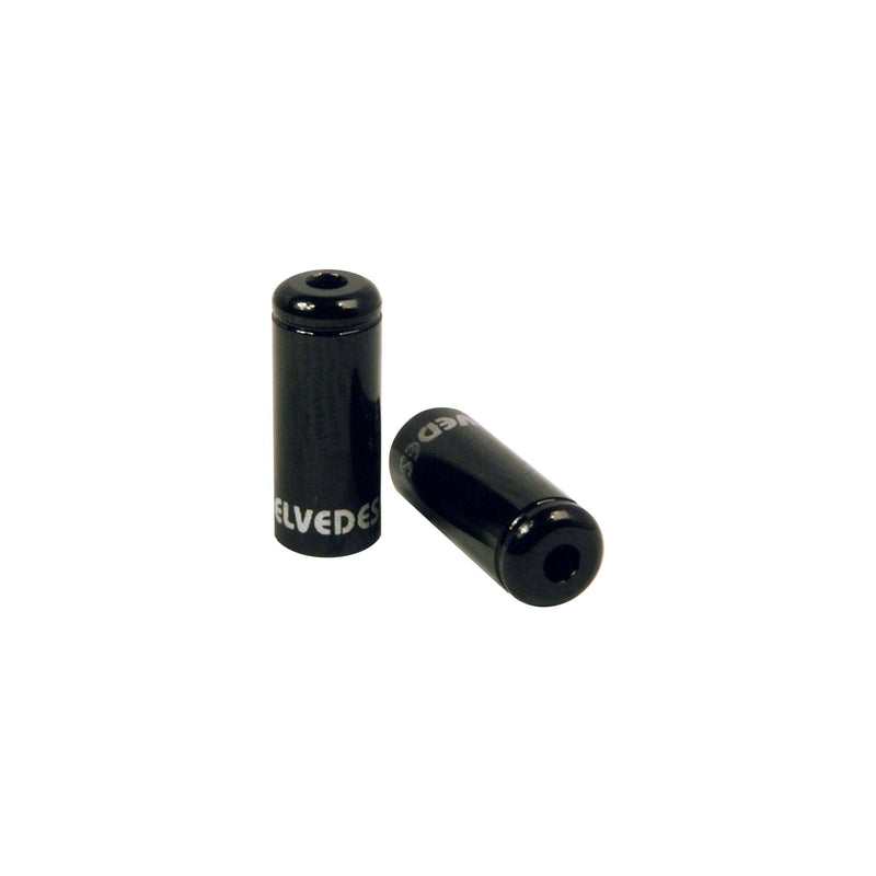 Afbeelding laden in galerijviewer, Pot Kabelhoedje Elvedes Zwart 5,0mm | Aluminium | 50 Stuks

