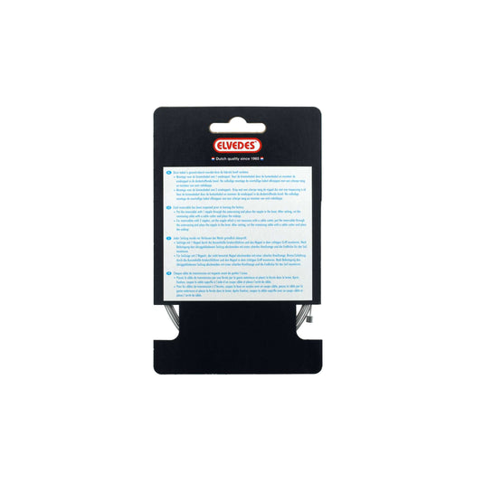Elvedes schakel binnenkabel rvs 0.9mm nippel 4x4
