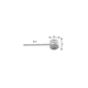 Elvedes remkabel RVS 2250mm 6427RVS-49-BOX (100 stuks)