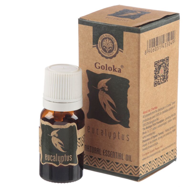Load image into Gallery viewer, Goloka eucalyptus natuurlijke etherische olie 10ml
