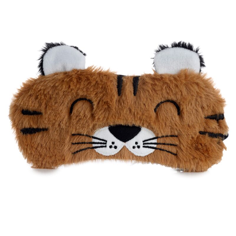 Load image into Gallery viewer, Pluche adoramals tijger slaapmasker
