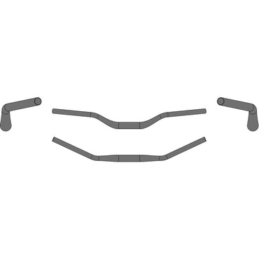 Ergotec stuur riser 50 comfort 31,8 780mm zwart oem