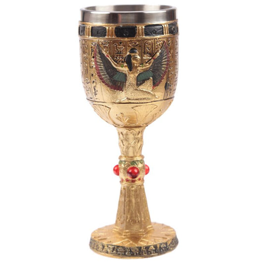 Decoratieve egyptische isis kelk