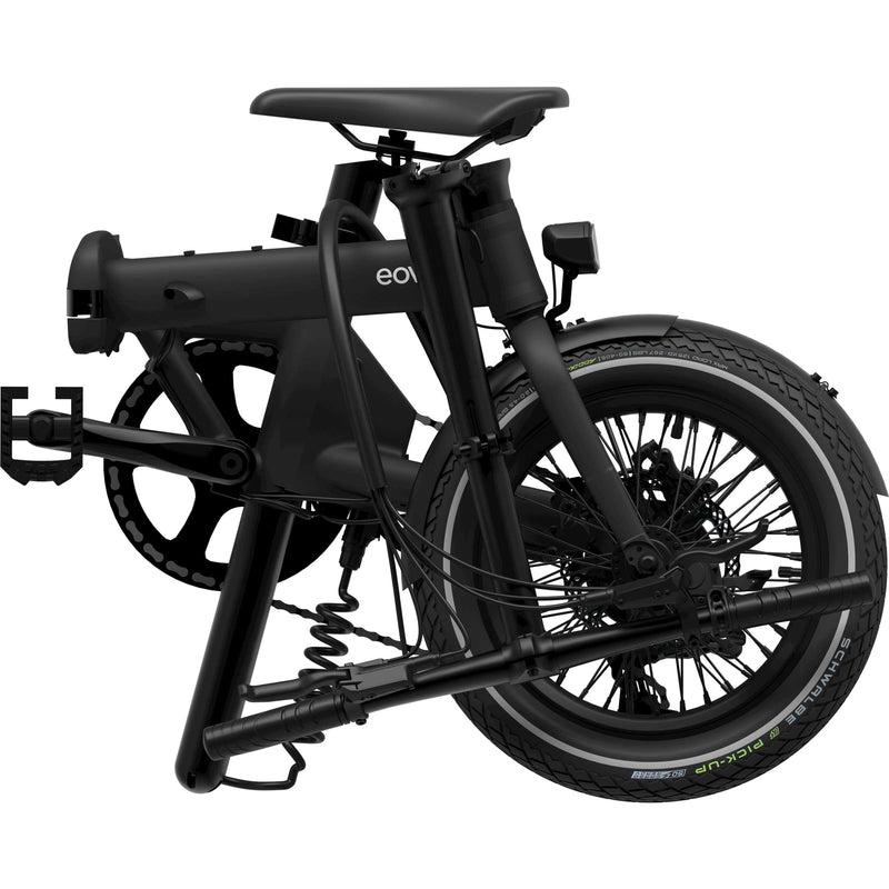 Load image into Gallery viewer, Eovolt elektrische vouwfiets morning 16 origins v3 zwart
