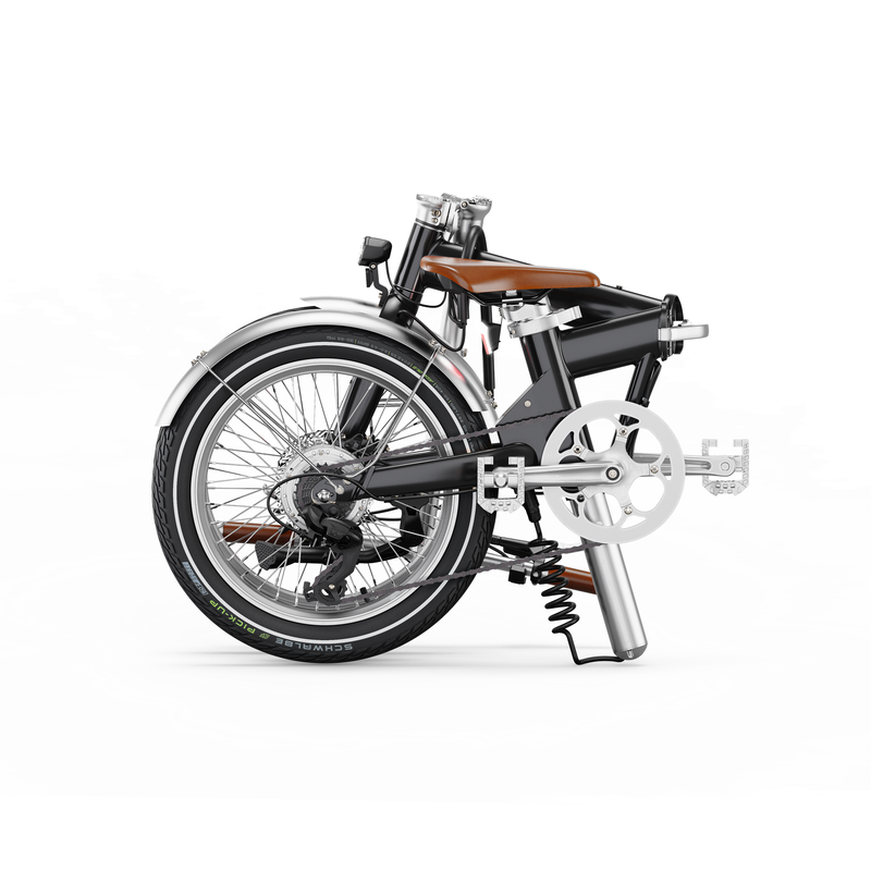 Load image into Gallery viewer, Eovolt elektrische vouwfiets afternoon 20 vintage v3 zwart
