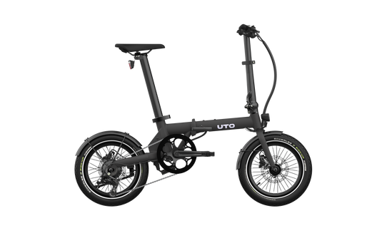 Uto elektrische vouwfiets og16 v0 zwart