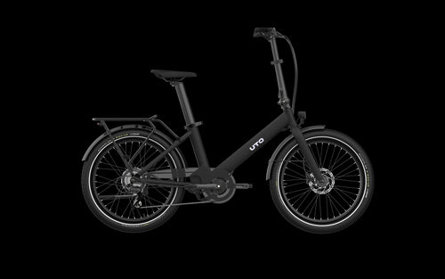 Uto elektrische compactfiets og24 v1 zwart