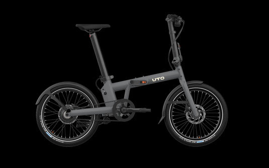 Uto elektrische vouwfiets pro20 v2 grijs