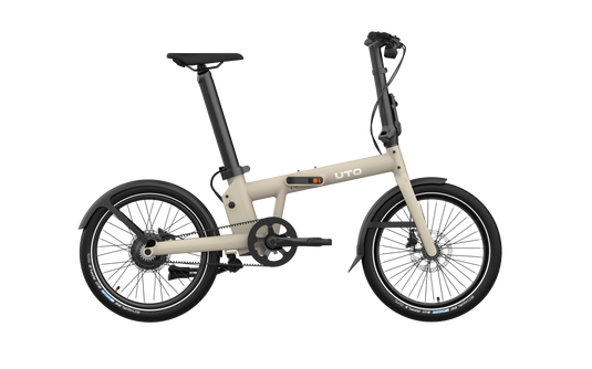 Uto elektrische vouwfiets pro20 v3 taupe