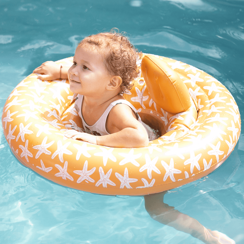 Load image into Gallery viewer, Seastar | oranje baby float 0-1 jaar
