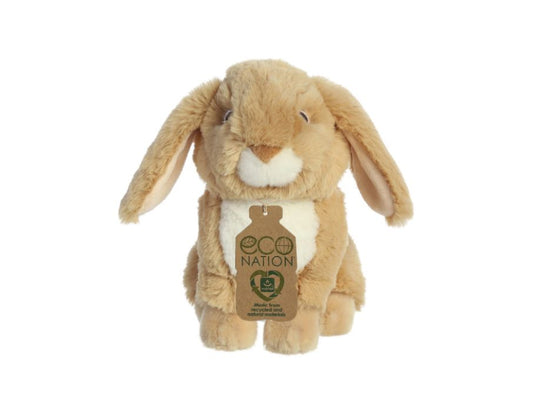 Eco nation pluchen knuffel - langoor konijn - 23 cm