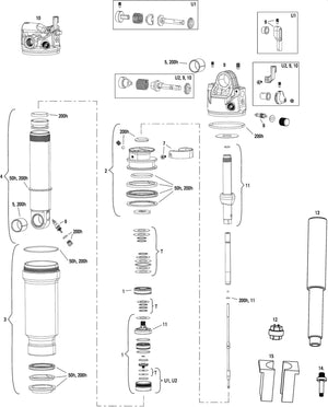 Rockshox schokdemper sidluxe ultimate 3p rear shock rs sidluxe ult. 3p 165 x 40mm