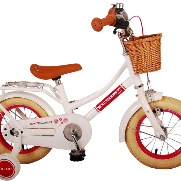 Volare Excellent Kinderfiets - Meisjes - 12 inch - Wit