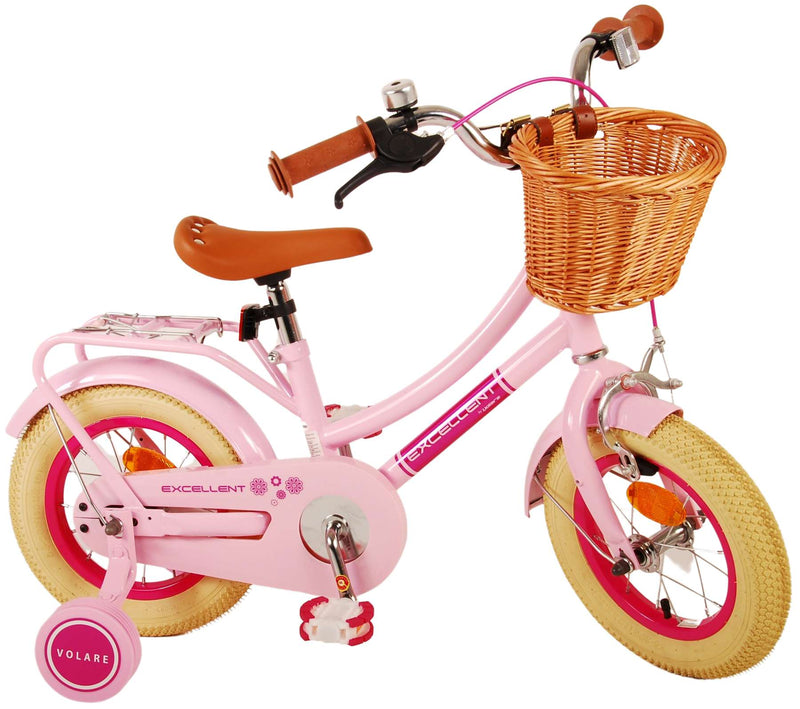 Load image into Gallery viewer, Volare Excellent Kinderfiets - Meisjes - 12 inch - Roze
