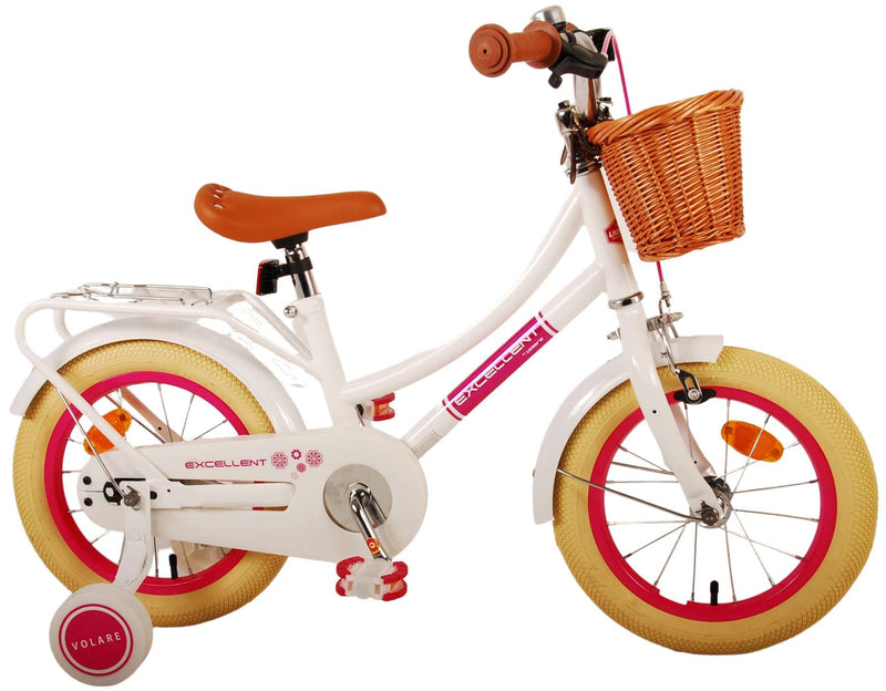 Load image into Gallery viewer, Volare excellent kinderfiets - meisjes - 14 inch - wit
