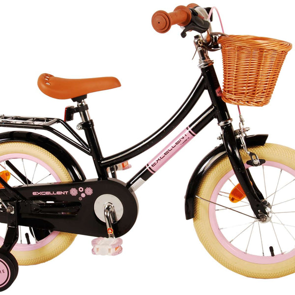 Volare Excellent Kinderfiets - Meisjes - 14 inch - Zwart