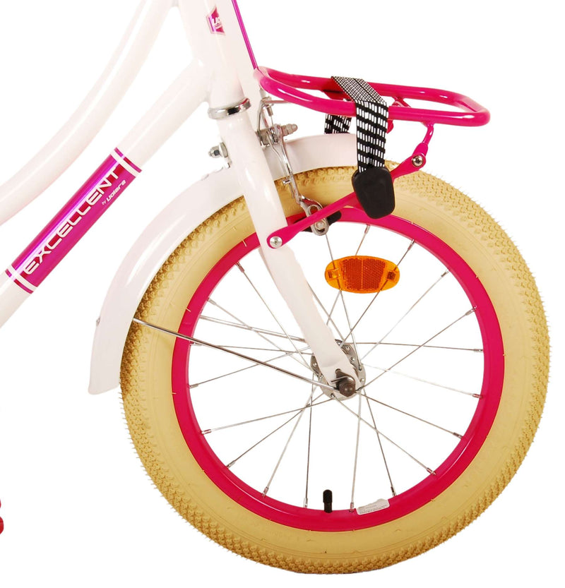 Load image into Gallery viewer, Volare Volare Kinderfiets Meisjes 16 inch Wit95% afgemonteerd
