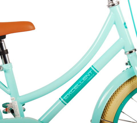 Volare Excellent Kinderfiets - Meisjes - 18 inch - Groen - 95% afgemonteerd